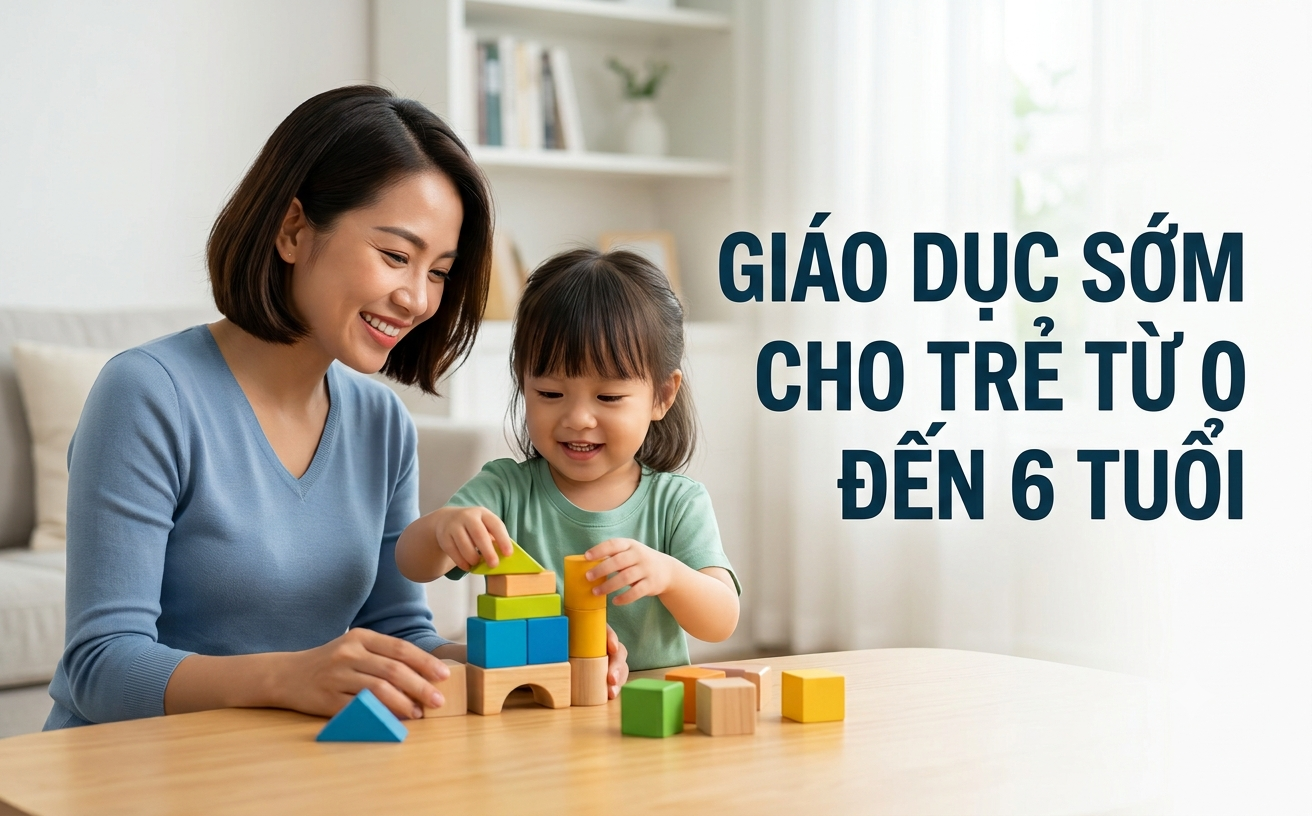 Giáo Dục Sớm Cho Trẻ Từ 0 Đến 6 Tuổi